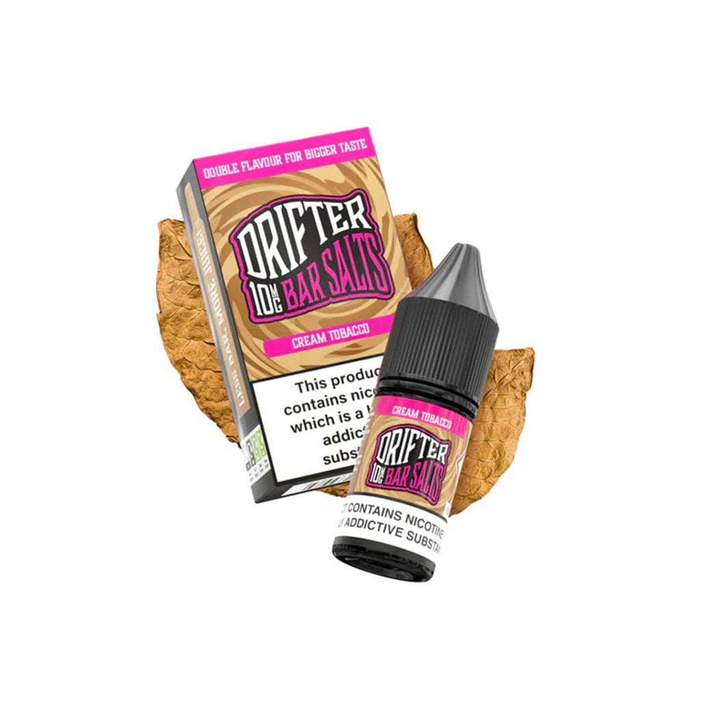 DRIFTER Cream Tobacco 10ml Bar Salts