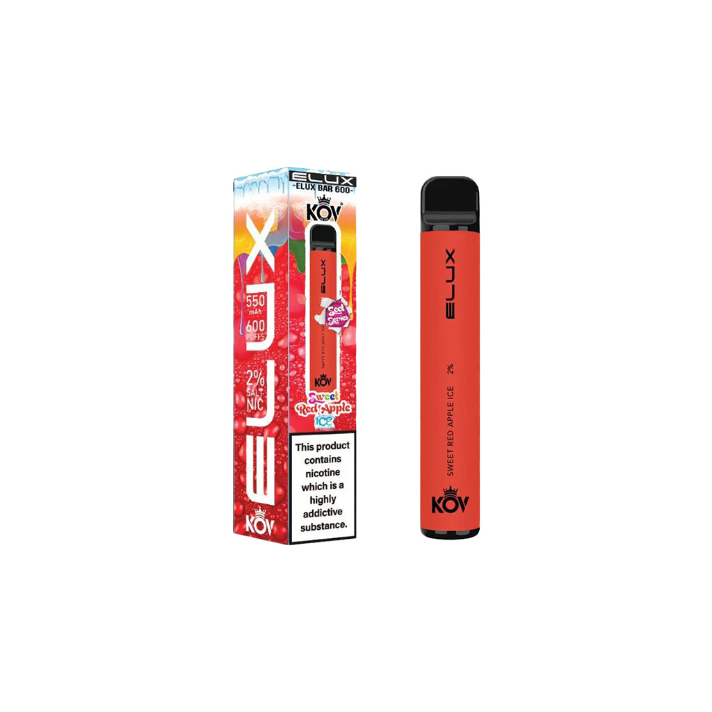 ELUX Kov Sweet Red Apple Ice Disposable Vape