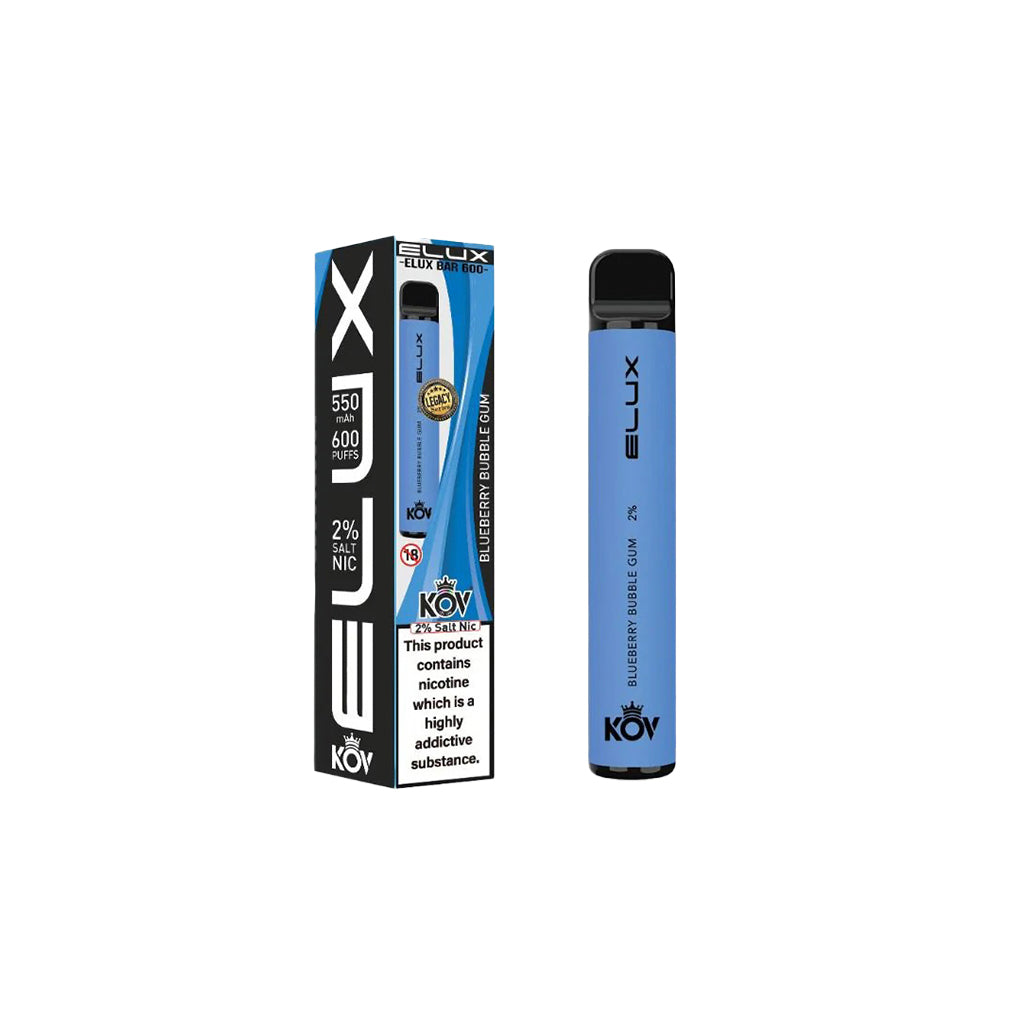 Elux Kov Legacy Blueberry Bubblegum Disposable Vape