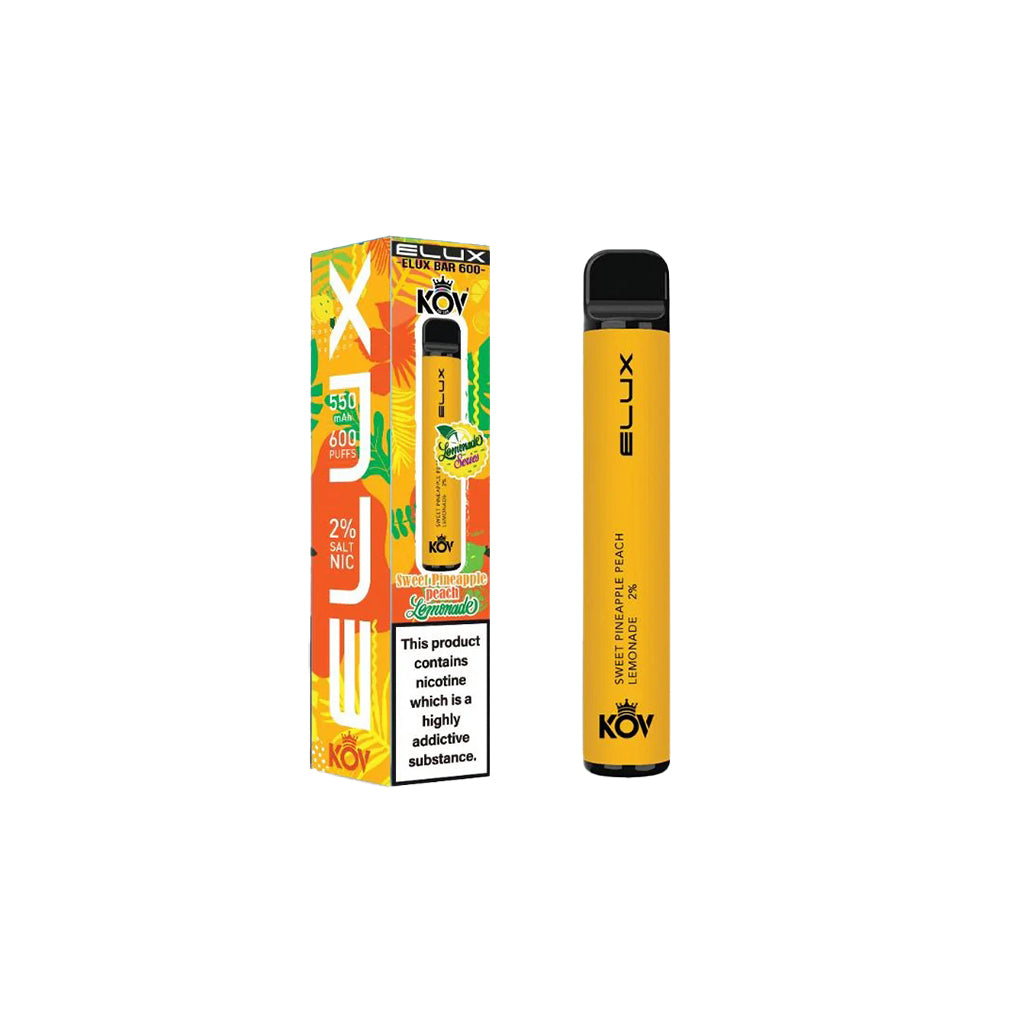 Elux Kov Sweet Pineapple Peach Lemonade Disposable Vape