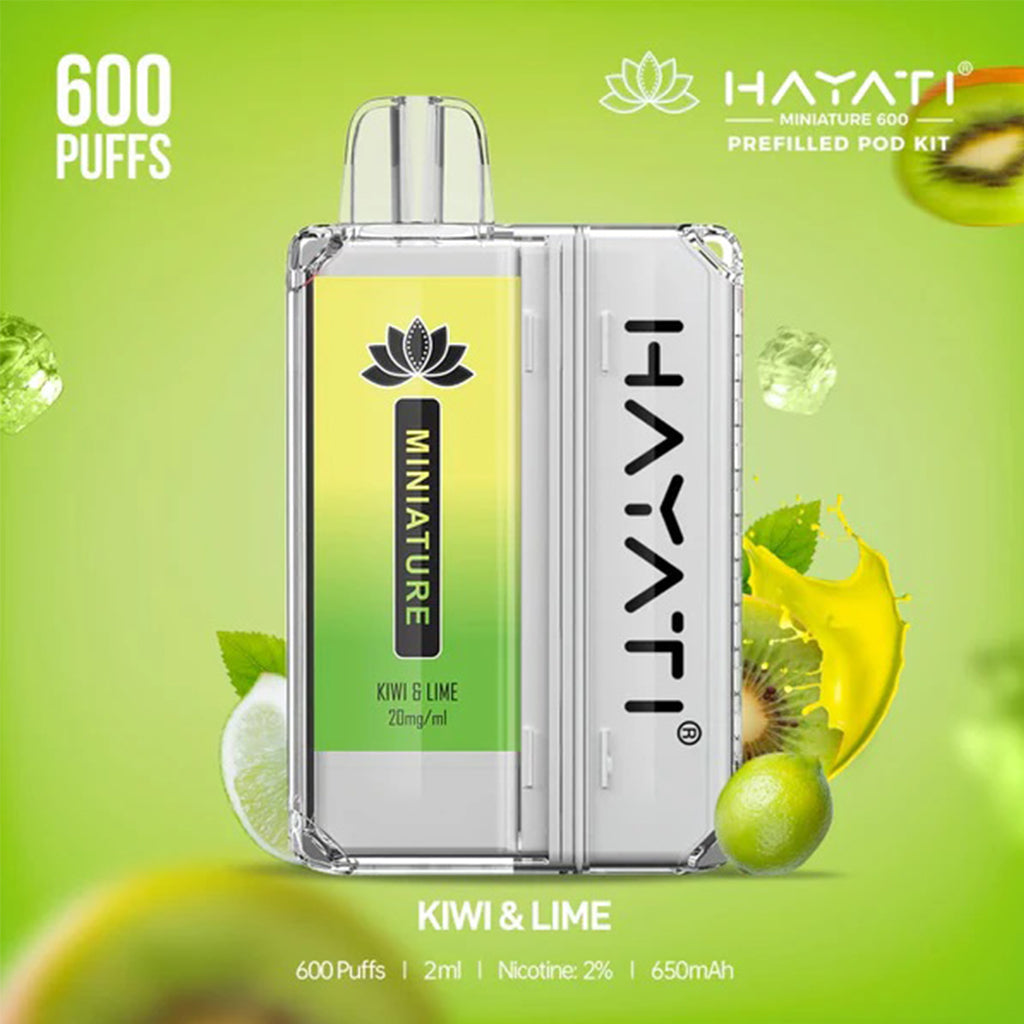 HAYATI Miniature Kiwi & Lime 600 Pod Kit