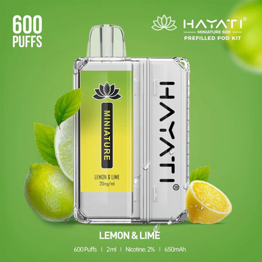 HAYATI Miniature Lemon & Lime 600 Pod Kit