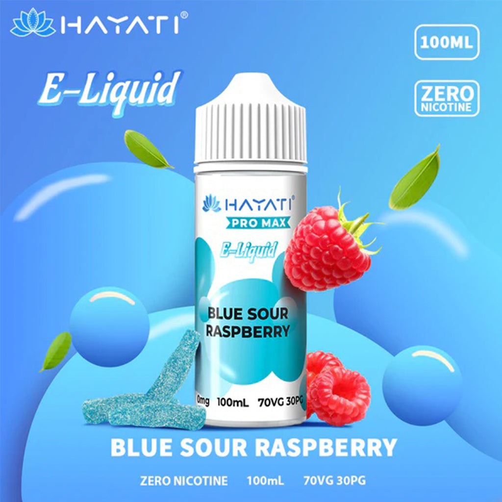 HAYATI Pro Blue Sour Raspberry E-Liquid 70VG 30PG