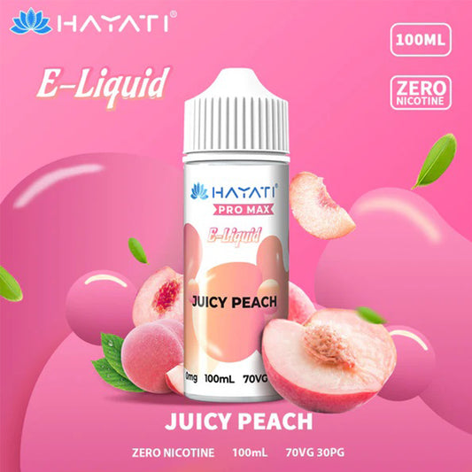 HAYATI Pro Juicy Peach E-Liquid 70VG 30PG