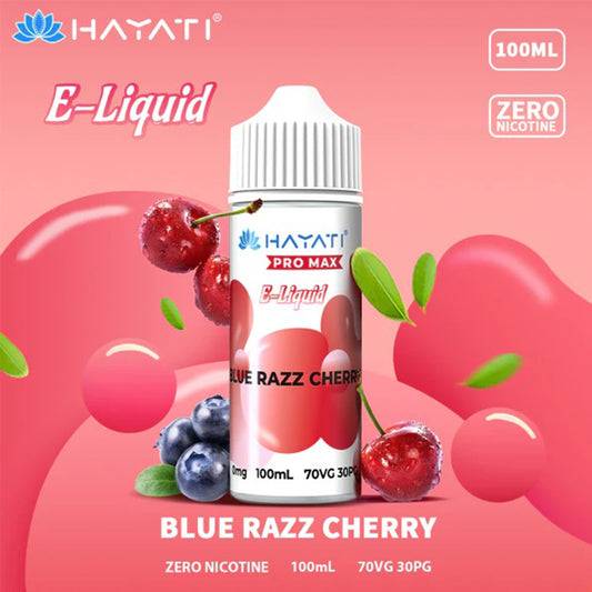 HAYATI Pro Max Blue Razz Cherry E-Liquid 70VG 30PG