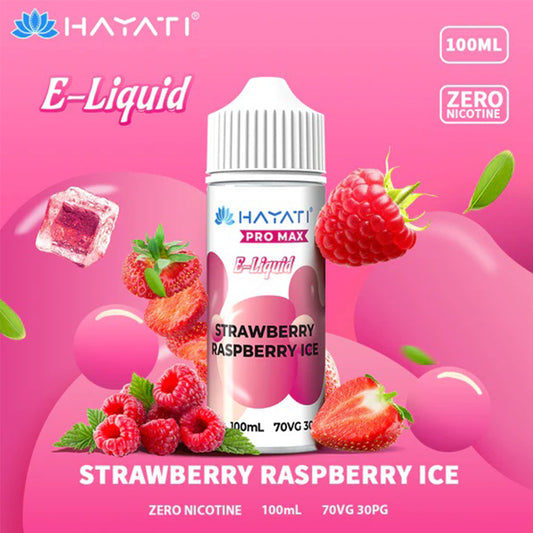 HAYATI Pro Strawberry Raspberry Ice E-Liquid 70VG 30PG