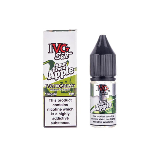 IVG Nic Salt Sour Green Apple 10ml