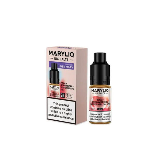 LOST MARY MARYLIQ Peach Strawberry Watermelon Ice 10ml Nic Salt