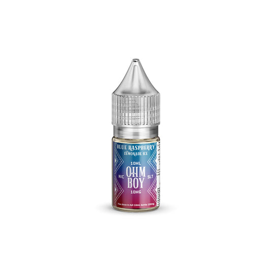 OHM BOY Blue Raspberry Lemonade Ice Nic Salt Bar Edition 10ml