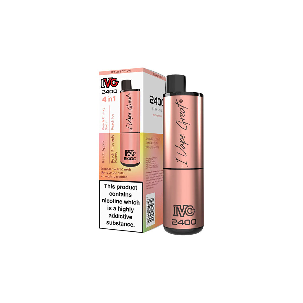 Peach Edition IVG 2400 Disposable Device