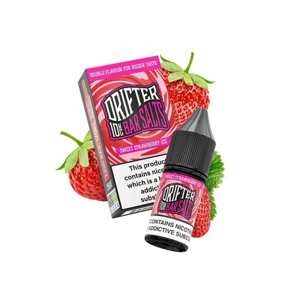 DRIFTER Sweet Strawberry Ice 10ml Bar Salts