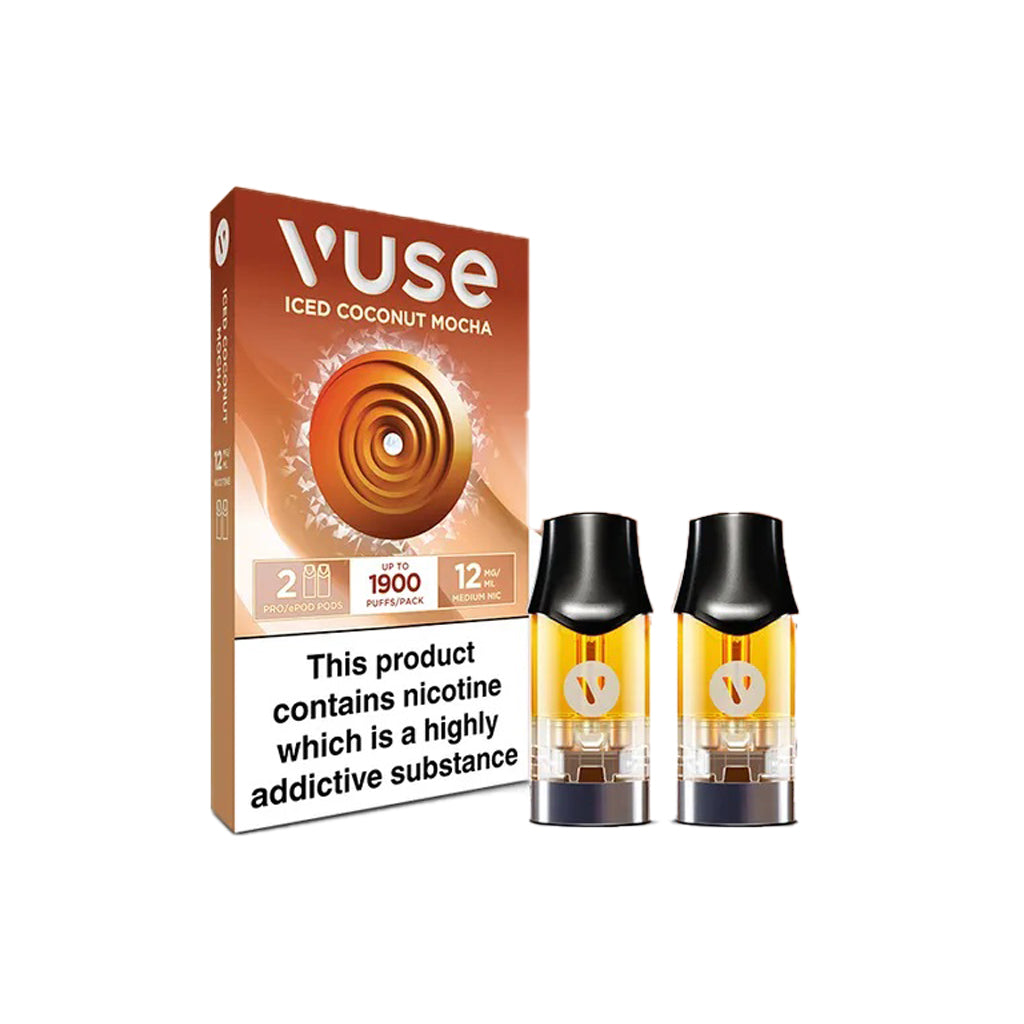 VUSE Pro Iced Coconut Mocha Nic Salts E-Liquid Pods