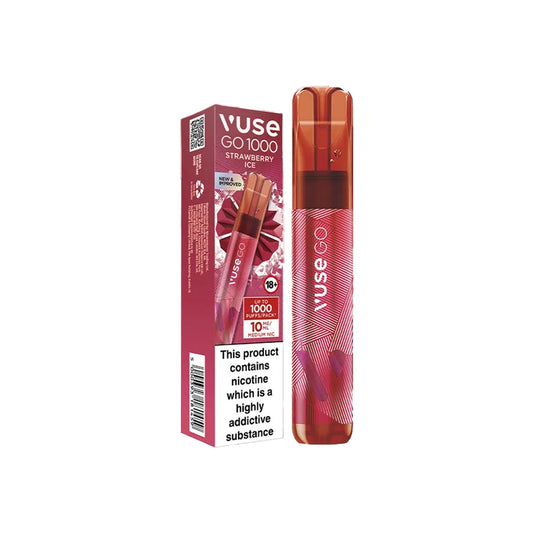 VUSE GO 1000 Pen Strawberry Ice Disposable Vape