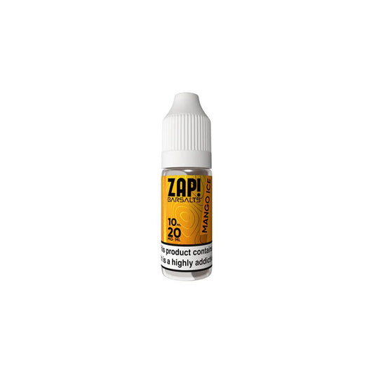 ZAP BAR SALT Mango Ice 10ml Nic Salt 50/50